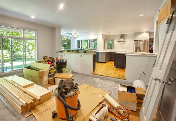 Professional Cabinet Refacing technician working in Elmwood, WI